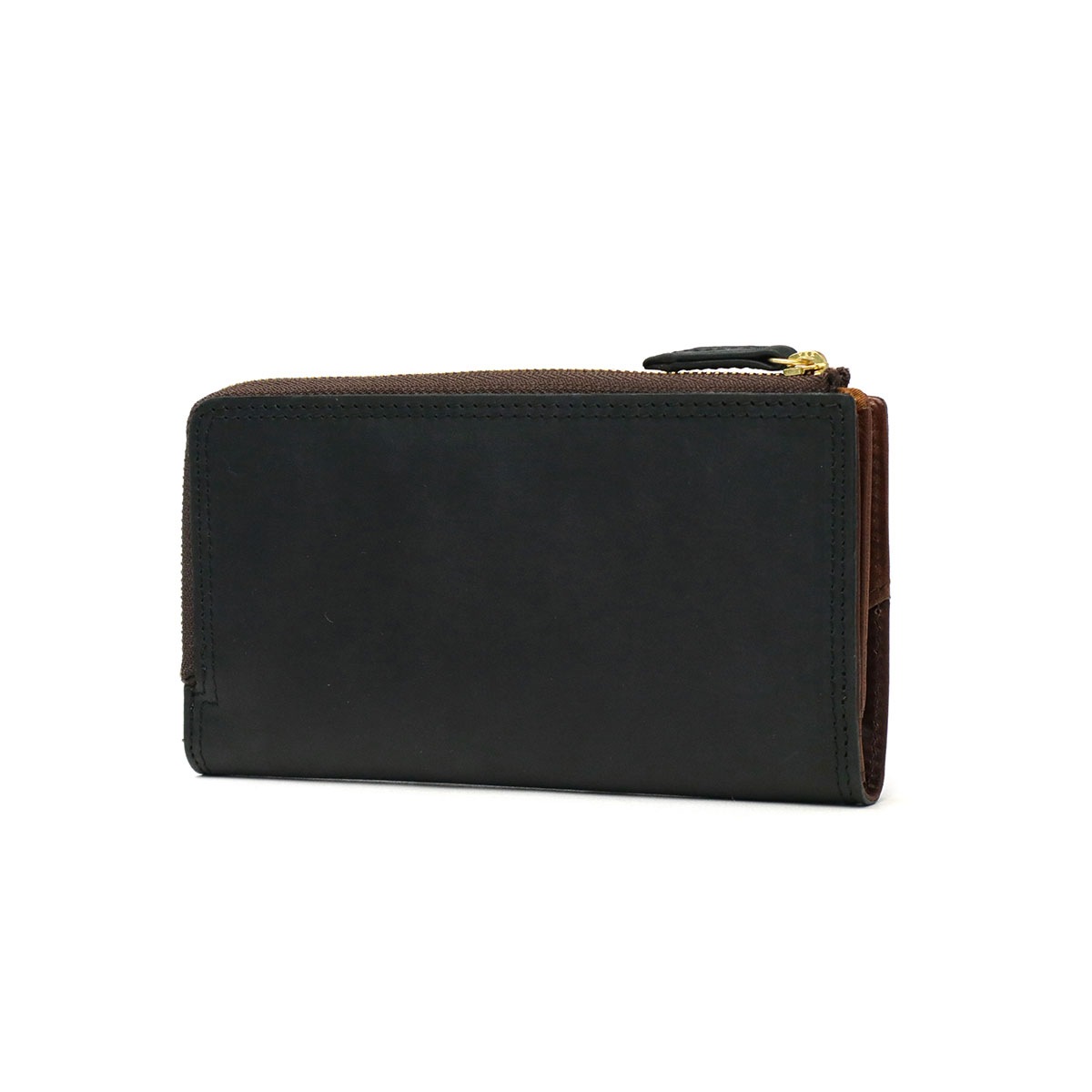 BAKU 長財布 小銭入れ 仕切り 本革 L字ファスナー 二つ折り メンズ レディース AN210 BAKU 長財布 小銭入れ 仕切り 本革 L字ファスナー 二つ折り メンズ レディース AN210