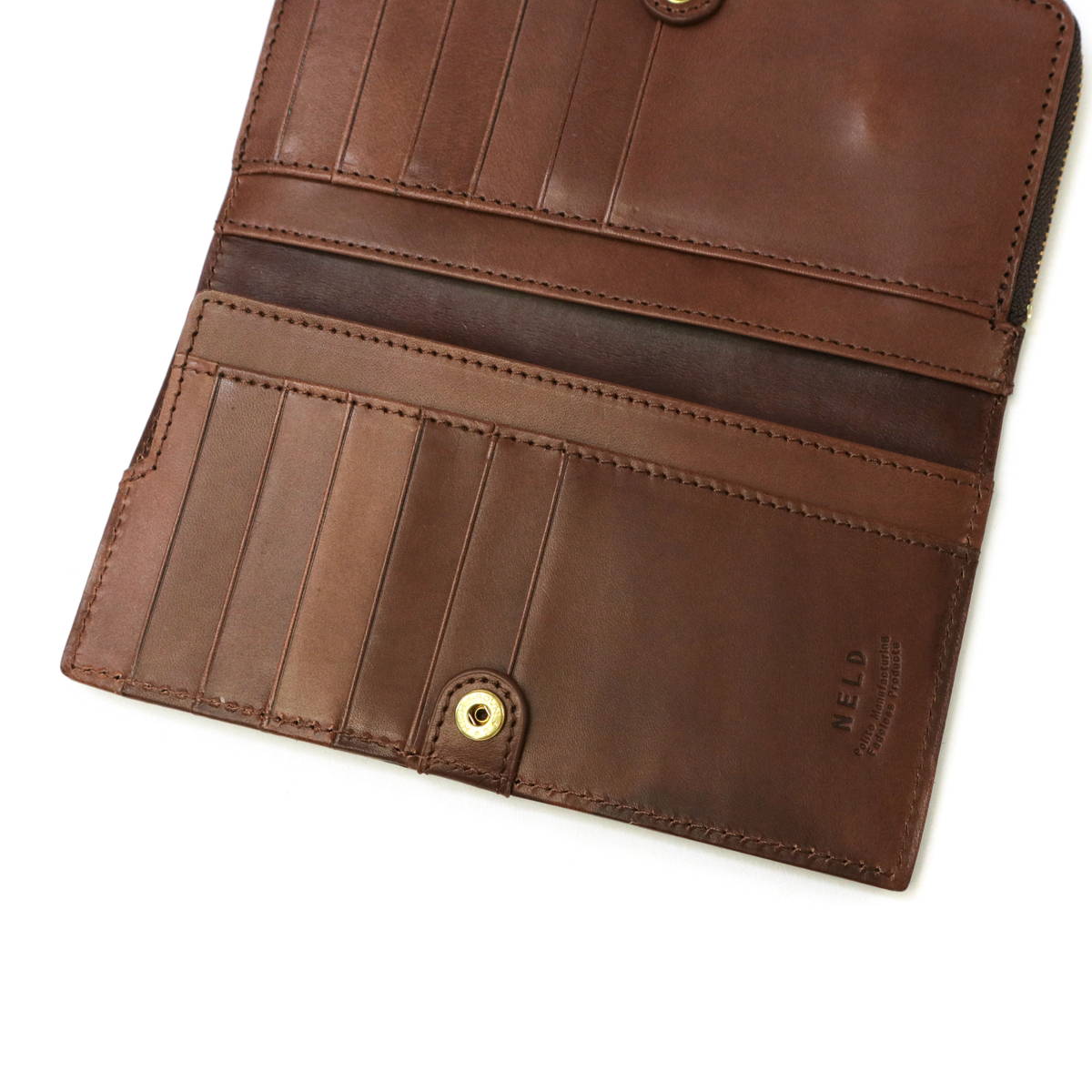 BAKU 長財布 小銭入れ 仕切り 本革 L字ファスナー 二つ折り メンズ レディース AN210 BAKU 長財布 小銭入れ 仕切り 本革 L字ファスナー 二つ折り メンズ レディース AN210