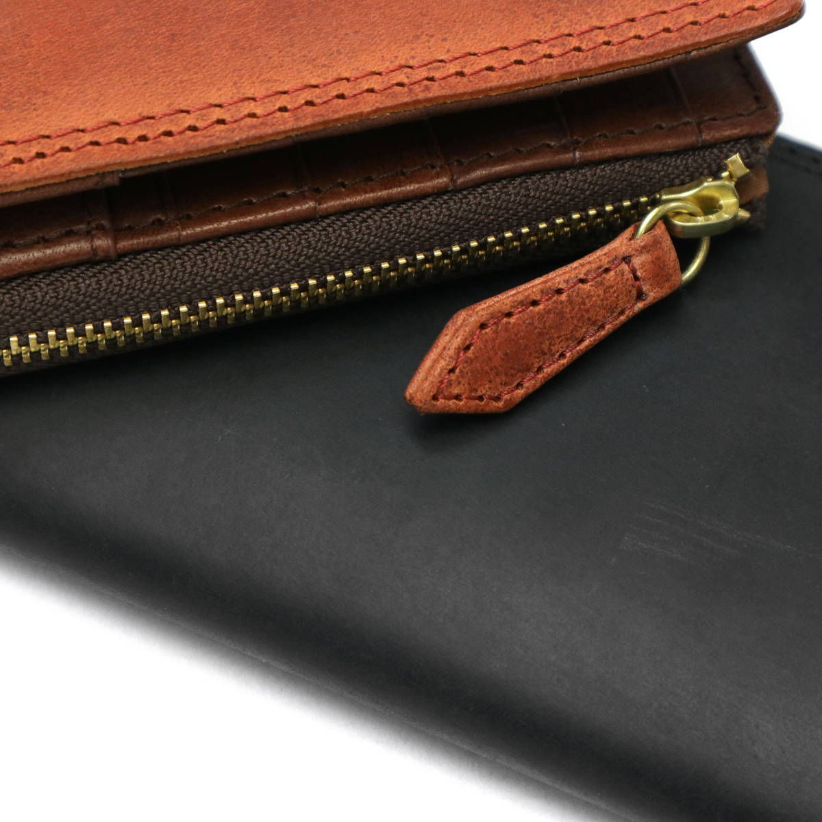 BAKU 長財布 小銭入れ 仕切り 本革 L字ファスナー 二つ折り メンズ レディース AN210 BAKU 長財布 小銭入れ 仕切り 本革 L字ファスナー 二つ折り メンズ レディース AN210