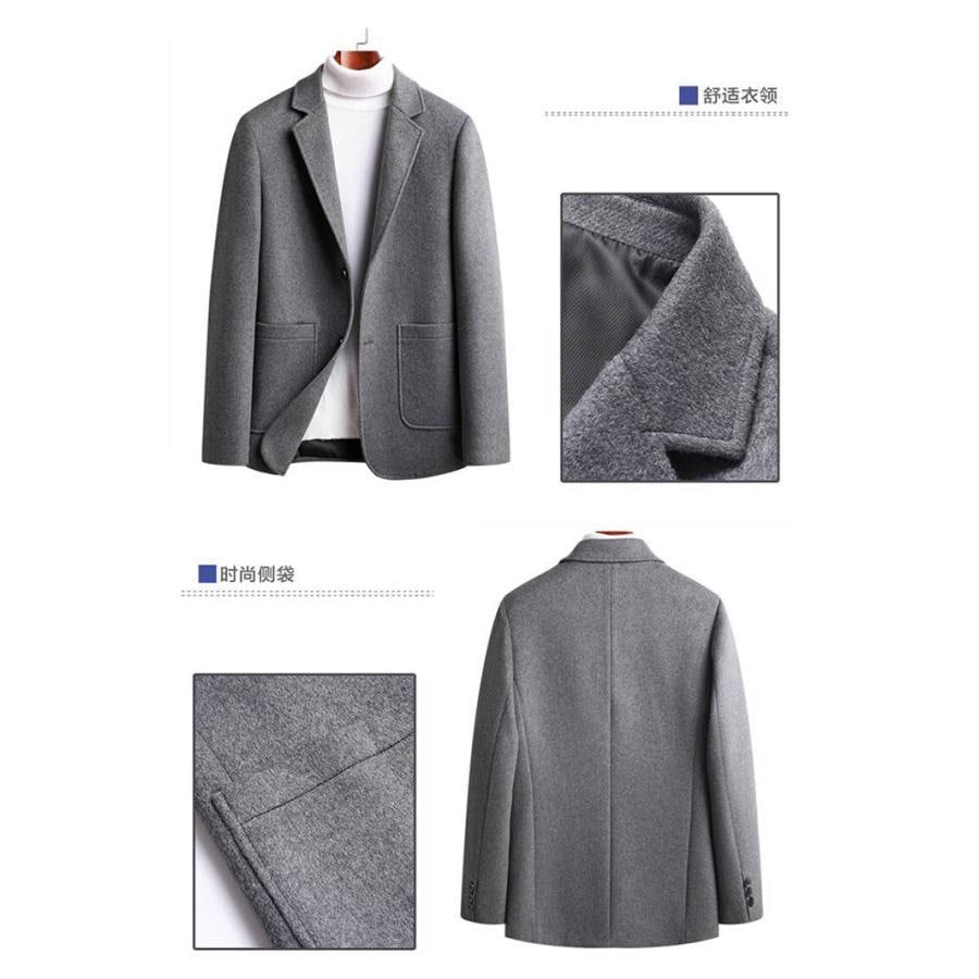 [最安値挑戦]!!テーラードジャケット メンズ 紳士服 裏起毛 ブレザー 秋冬 アウター シングル 大きいサイズ ビジネス ジャケット 厚手
