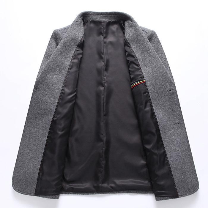 [最安値挑戦]!!テーラードジャケット メンズ 紳士服 裏起毛 ブレザー 秋冬 アウター シングル 大きいサイズ ビジネス ジャケット 厚手