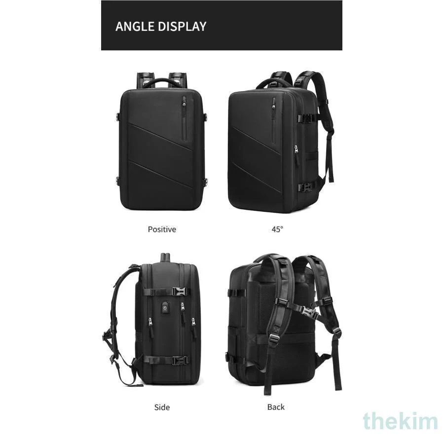 リュック ビジネスリュック メンズ リュックサック バックパック 機内持ち込み 大容量 防水 自立 USB充電ポート 撥水 16インチ