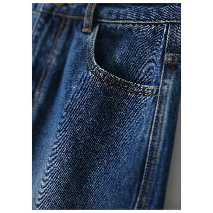 【本日限定】大人デニムスカート　ミモレ丈　前スリット　タイトスカート　定番　シンプル　sk-2501-2_5