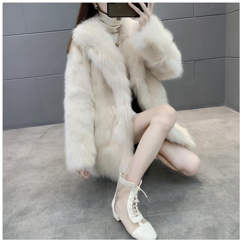 韓国ファッション 毛皮アウター フェイクファー コート レディース ジャケット セミロング ボアコート 韓国ファッション 毛皮アウター フェイクファー コート レディース ジャケット セミロング ボアコート