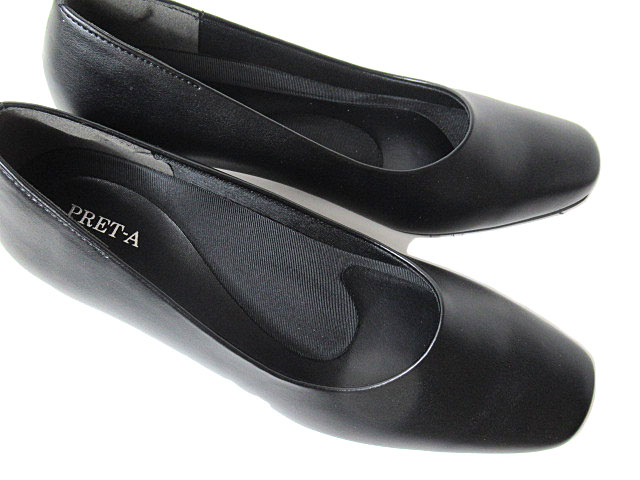 プレタポルテ PRET-A PORTER 9575 3E スクエアトゥ プレーンパンプス ビジネス 就活 レディース 靴 プレタポルテ PRET-A PORTER 9575 3E スクエアトゥ プレーンパンプス ビジネス 就活 レディース 靴