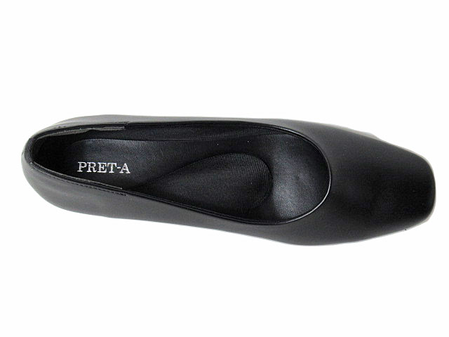 プレタポルテ PRET-A PORTER 9575 3E スクエアトゥ プレーンパンプス ビジネス 就活 レディース 靴 プレタポルテ PRET-A PORTER 9575 3E スクエアトゥ プレーンパンプス ビジネス 就活 レディース 靴
