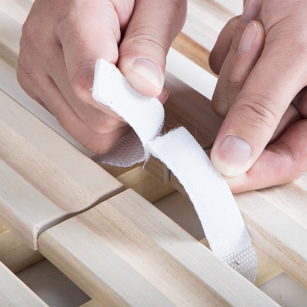 【国内発送】14412個　すのこベッド 折りたたみ 折りたたみベッド 二つ折り天然桐すのこベッド【ダブル】