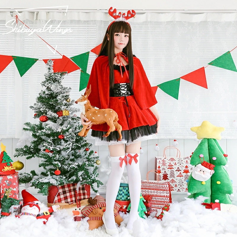 クリスマス サンタコス サンタクロース コスチューム 赤ずきん ケープ コルセットベルト サンタ衣装 サンタ服 コスプレ 赤 レッド 女性 大人 可愛い クリスマス衣装 仮装 サンタガール イベント クリスマス サンタコス サンタクロース コスチューム 赤ずきん ケープ コルセットベルト サンタ衣装 サンタ服 コスプレ 赤 レッド 女性 大人 可愛い クリスマス衣装 仮装 サンタガール イベント