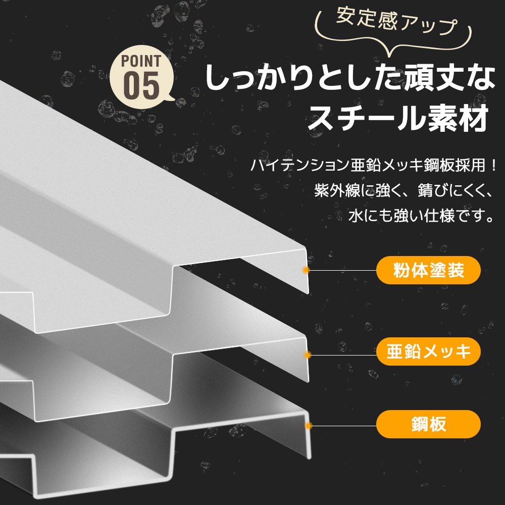 【国内発送】A 1718温室付き物置 屋外 大型 倉庫 大型物置 戸外収納庫 物置 防水/耐侯 収納可能 ガーデン/庭/田畑/農場 頑丈 大容量 スチール　引き戸　補強フレーム付き 換気口付き 床なし_6