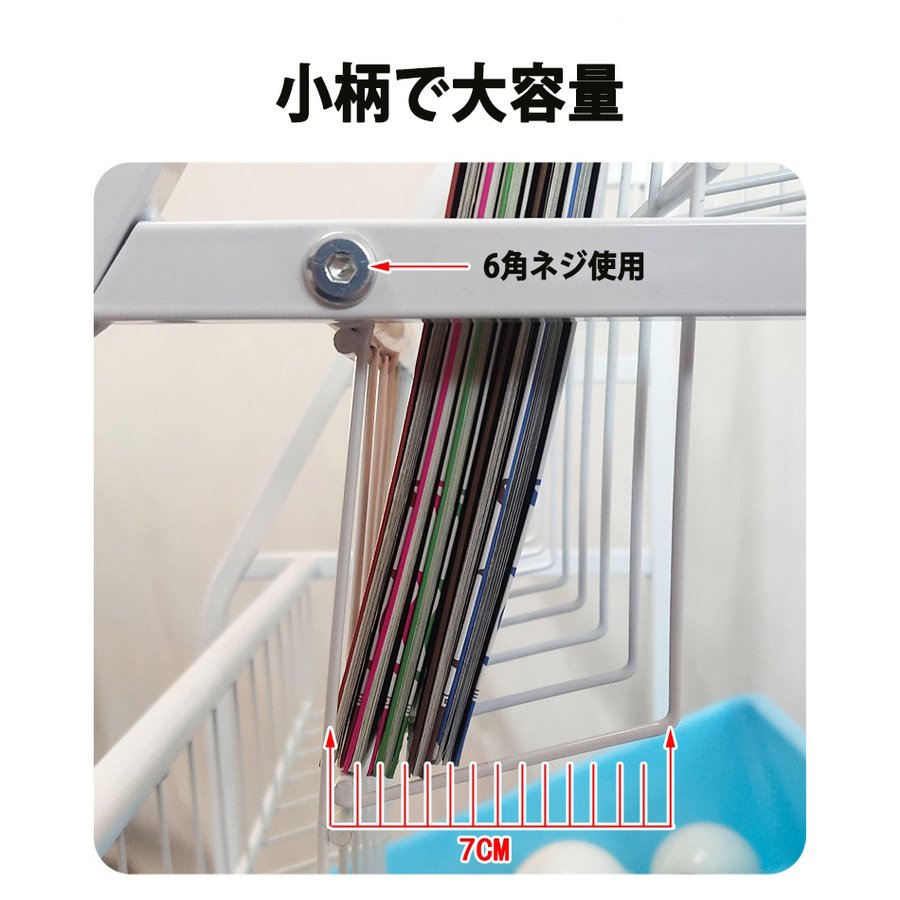 子供用おもちゃ収納 多機能収納 ラック絵本棚 絵本ラック 本箱 おもちゃ箱 ブック＆トイシェルフ 絵本とおもちゃ まとめて収納 パステル トイハウスラック_3