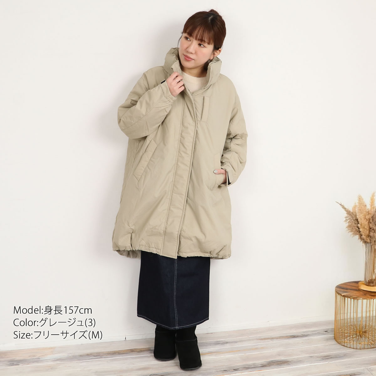 ジャケット アウター レディース ザンパ フェイクダウン モンスターパーカー中綿 ダウンジャケット コート ジャンパー ミリタリージャケット