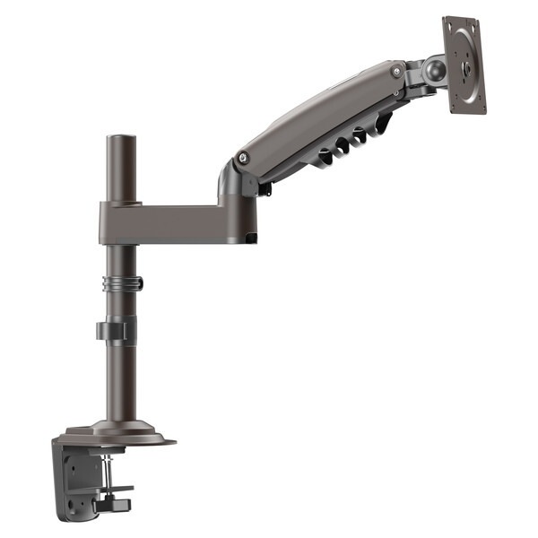 HUANUO HNSS32G グレー ガススプリング式モニターアーム 13-32インチサイズモニター対応 シングル画面 HUANUO HNSS32G グレー ガススプリング式モニターアーム 13-32インチサイズモニター対応 シングル画面