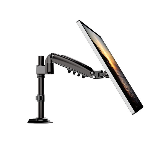 HUANUO HNSS32G グレー ガススプリング式モニターアーム 13-32インチサイズモニター対応 シングル画面 HUANUO HNSS32G グレー ガススプリング式モニターアーム 13-32インチサイズモニター対応 シングル画面