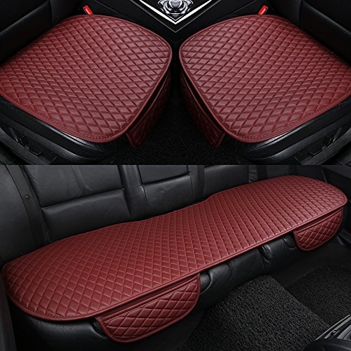 車用 シートカバーセット カーシートクッショ 前座席用2枚+後部座席用1枚 座布団クッション 座席シート 3枚組 カー用品 脱とても簡単 滑り止め BJ
