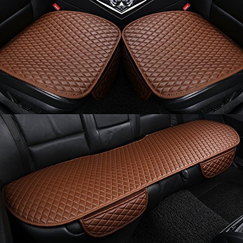 車用 シートカバーセット カーシートクッショ 前座席用2枚+後部座席用1枚 座布団クッション 座席シート 3枚組 カー用品 脱とても簡単 滑り止め BJ