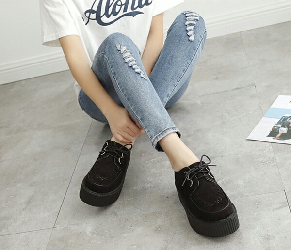 厚底 ラバーソール スニーカー レディース 厚底スニーカー 歩きやすい 厚底 4.5cmヒール 春 秋 可愛い 靴紐 原宿系 コスプレ カジュアルシューズ ファッション プラットフォーム おしゃれ 厚底 ラバーソール スニーカー レディース 厚底スニーカー 歩きやすい 厚底 4.5cmヒール 春 秋 可愛い 靴紐 原宿系 コスプレ カジュアルシューズ ファッション プラットフォーム おしゃれ