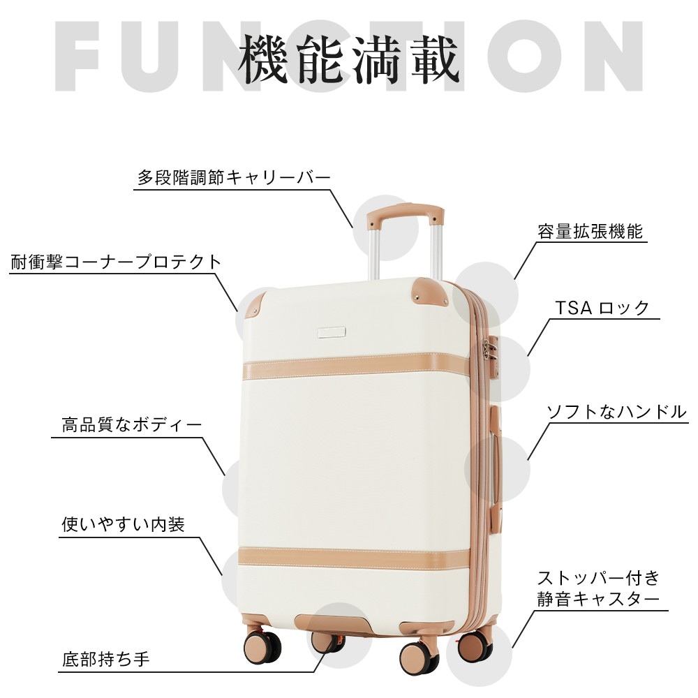 【2点購入で150OFF】【夏日限り激安SALE】スーツケース Mサイズ キャリーケース キャリーバッグ ストッパー付き 容量拡張機能 フック式底足 TSAロック搭載 4日-7日用 中型 suitca 【2点購入で150OFF】【夏日限り激安SALE】スーツケース Mサイズ キャリーケース キャリーバッグ ストッパー付き 容量拡張機能 フック式底足 TSAロック搭載 4日-7日用 中型 suitca