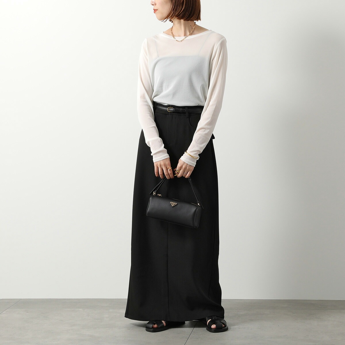 PRADA プラダ ハンドバッグ 1BC239 2CYS レディース レザー ポーチ ショルダーバッグ トライアングルロゴ 鞄 F0002/NERO 1BC239_2CYS_F0002_V_OVO PRADA プラダ ハンドバッグ 1BC239 2CYS レディース レザー ポーチ ショルダーバッグ トライアングルロゴ 鞄 F0002/NERO 1BC239_2CYS_F0002_V_OVO