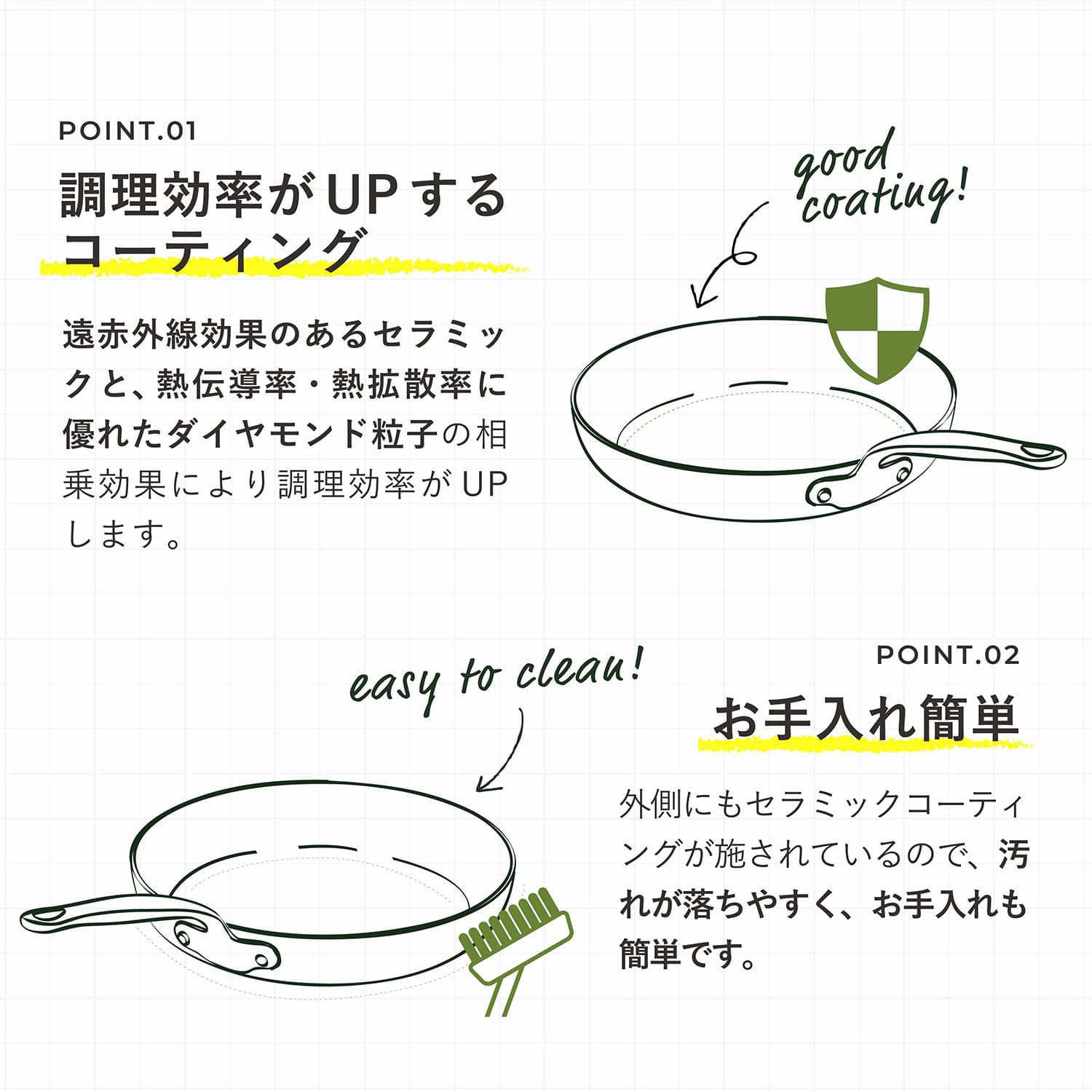 卵焼き器 フライパン エッグパン ウッドビー IH対応 セラミック CC001008 卵焼き器 フライパン エッグパン ウッドビー IH対応 セラミック CC001008