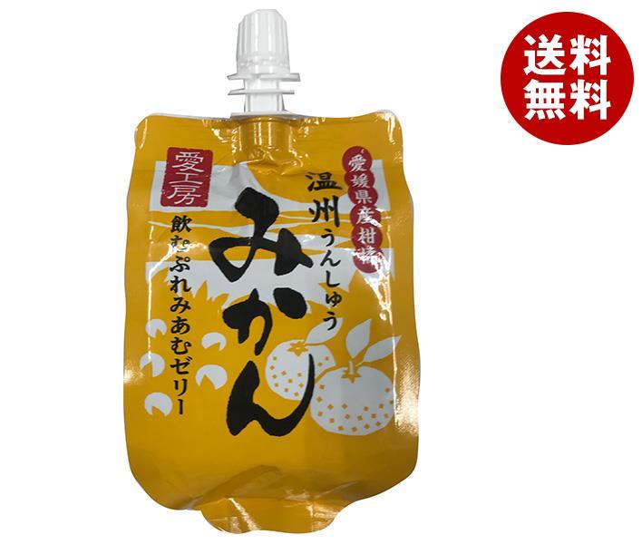 愛工房 飲むぷれみあむゼリー 温州みかん 180gパウチ*30本入 愛工房 飲むぷれみあむゼリー 温州みかん 180gパウチ*30本入