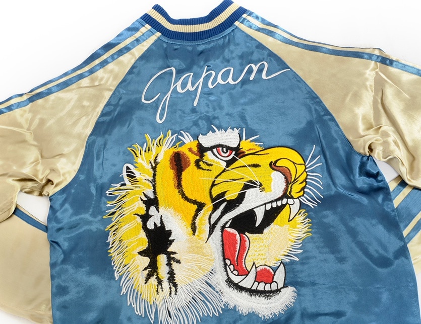 Qoo10] ジャパネスク 和柄 スカジャン 虎 頭