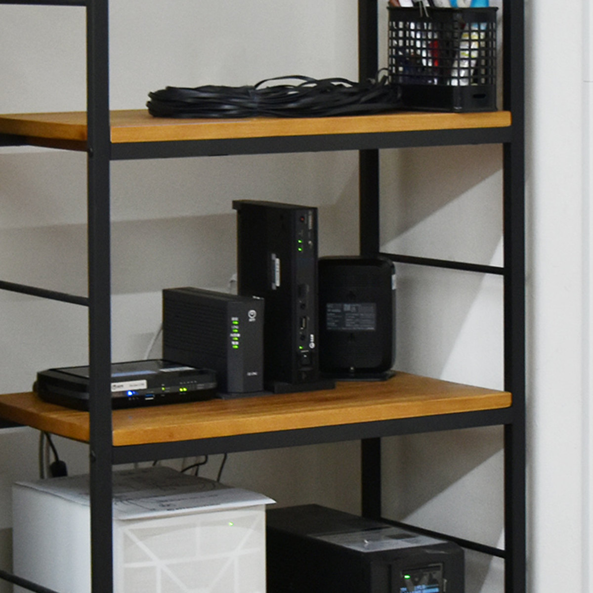 オープンラック 2段 ヴィンテージ調 天然木棚板 幅60cm ラック シェルフ 収納 棚 本棚 天然木 家具 桐 飾り棚 ディスプレイ 間仕切 木製 ブラックアイアン バイカラー