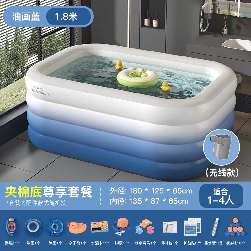ベビースイミングプール折りたたみ式ベビーインフレータブルスイミングプール子供用小さな肥厚スイミングプール家庭用バスバケツ ベビースイミングプール折りたたみ式ベビーインフレータブルスイミングプール子供用小さな肥厚スイミングプール家庭用バスバケツ