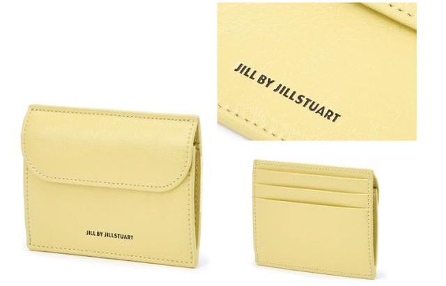 LOGO POCKET CRACK LEATHER CARD CASE ジル ジルスチュアート 財布 入れ 名刺入れ 小銭入れ コイン スリム ミニ コンパクト レディース 韓国 JILL B