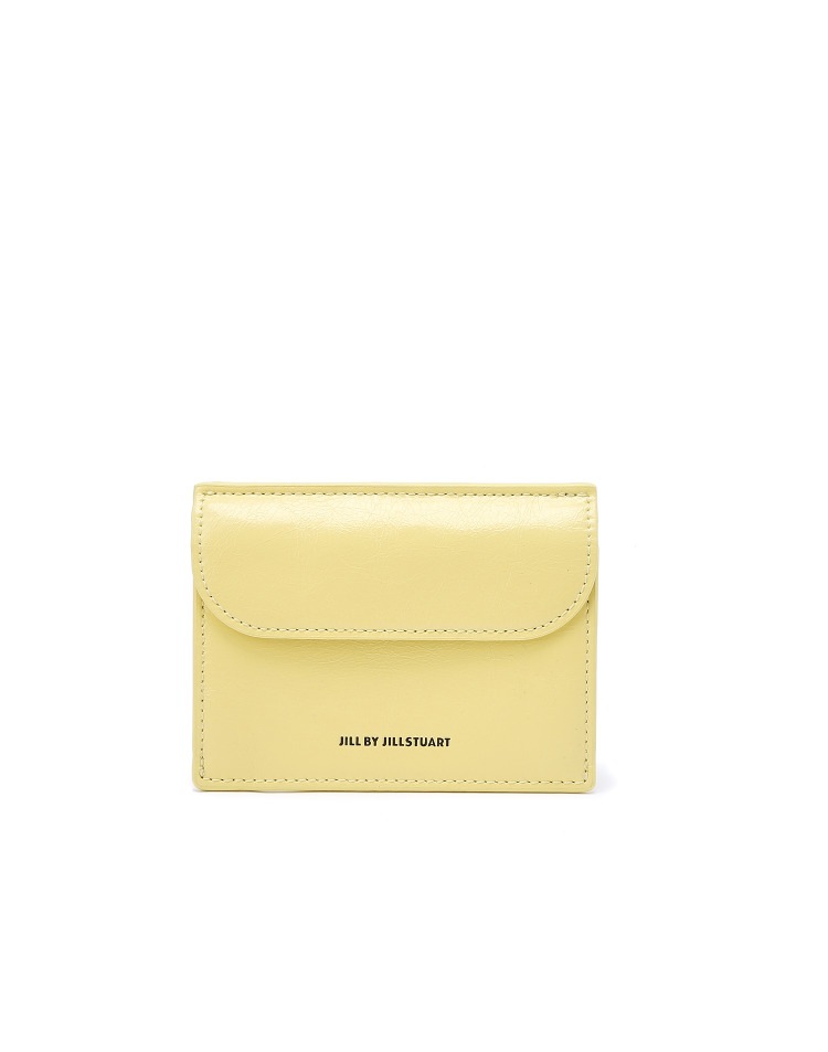 LOGO POCKET CRACK LEATHER CARD CASE ジル ジルスチュアート 財布 入れ 名刺入れ 小銭入れ コイン スリム ミニ コンパクト レディース 韓国 JILL B