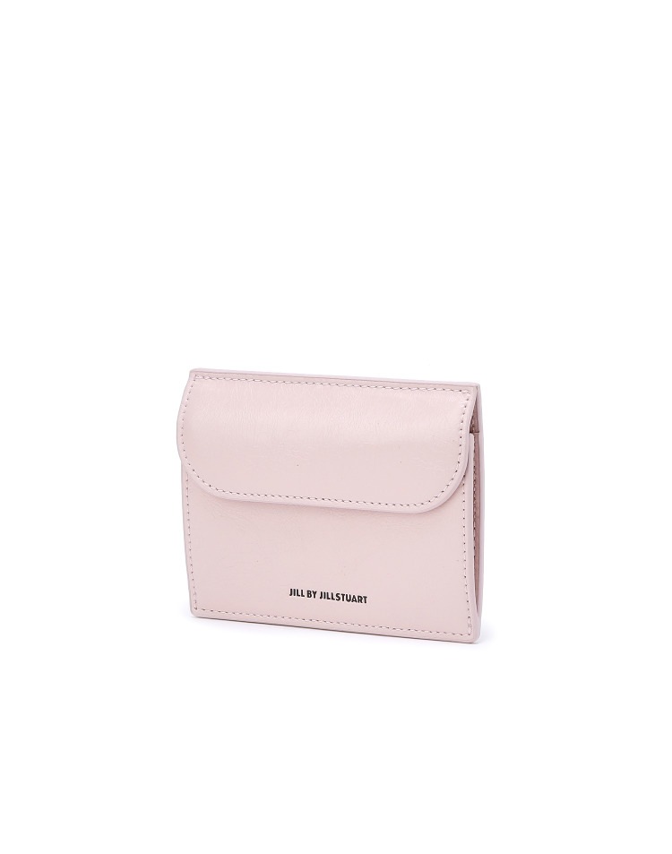 LOGO POCKET CRACK LEATHER CARD CASE ジル ジルスチュアート 財布 入れ 名刺入れ 小銭入れ コイン スリム ミニ コンパクト レディース 韓国 JILL B