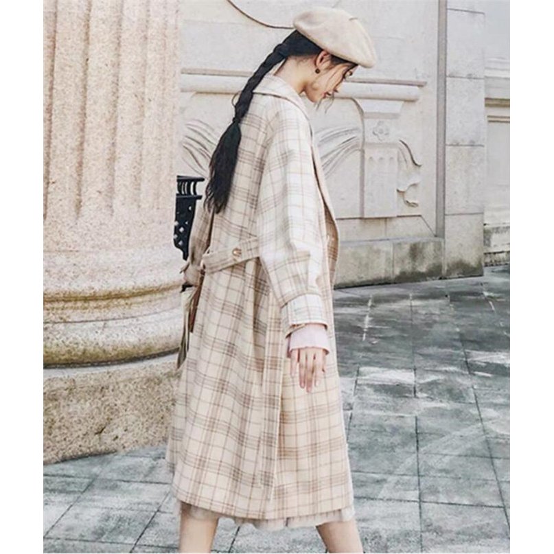 ロングコート レディース チェスターコート チェック柄 ラシャ ウールコート 洋服 アウター オーバ ロングコート レディース チェスターコート チェック柄 ラシャ ウールコート 洋服 アウター オーバ