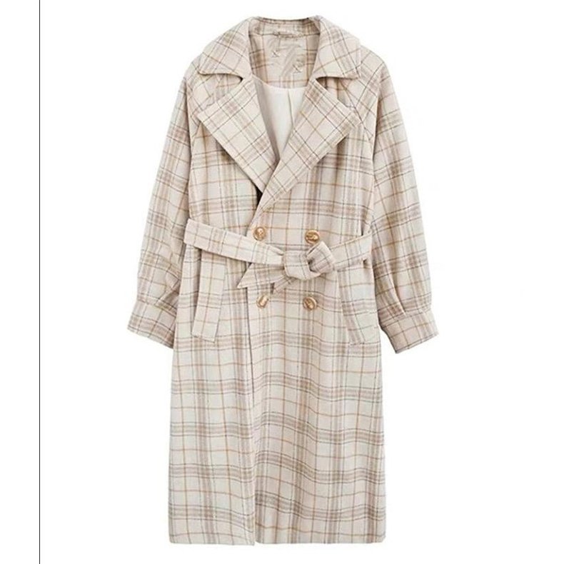 ロングコート レディース チェスターコート チェック柄 ラシャ ウールコート 洋服 アウター オーバ ロングコート レディース チェスターコート チェック柄 ラシャ ウールコート 洋服 アウター オーバ