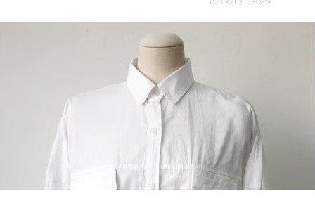 ロングシャツ レディース 白シャツ 長袖 ロング丈 シャツワンピース ポケット オーバーサイズ 羽織り ブラウス 無地 シンプル 定番 カジュアルコーデ ユニセックス シャツ おしゃれ