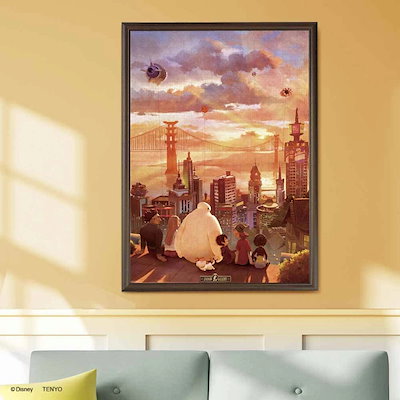 【人気商品】ジグソー パズル ディズニー Disney 1000ピース 夕景に偲ぶ（ベイマックス） D-1000-879