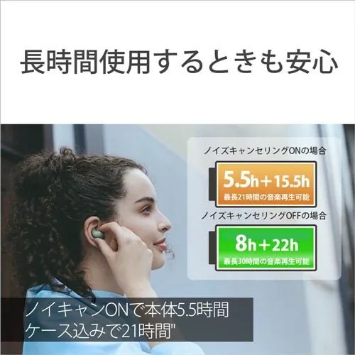 ソニー WF-LS910N BZ ワイヤレスノイズキャンセリングイヤホン LinkBuds Fit ブラック