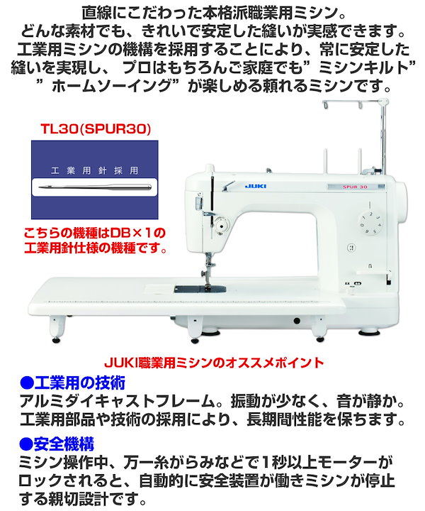 Qoo10] ジューキ 豪華3点購入特典付き 直線専用 職業用ミ