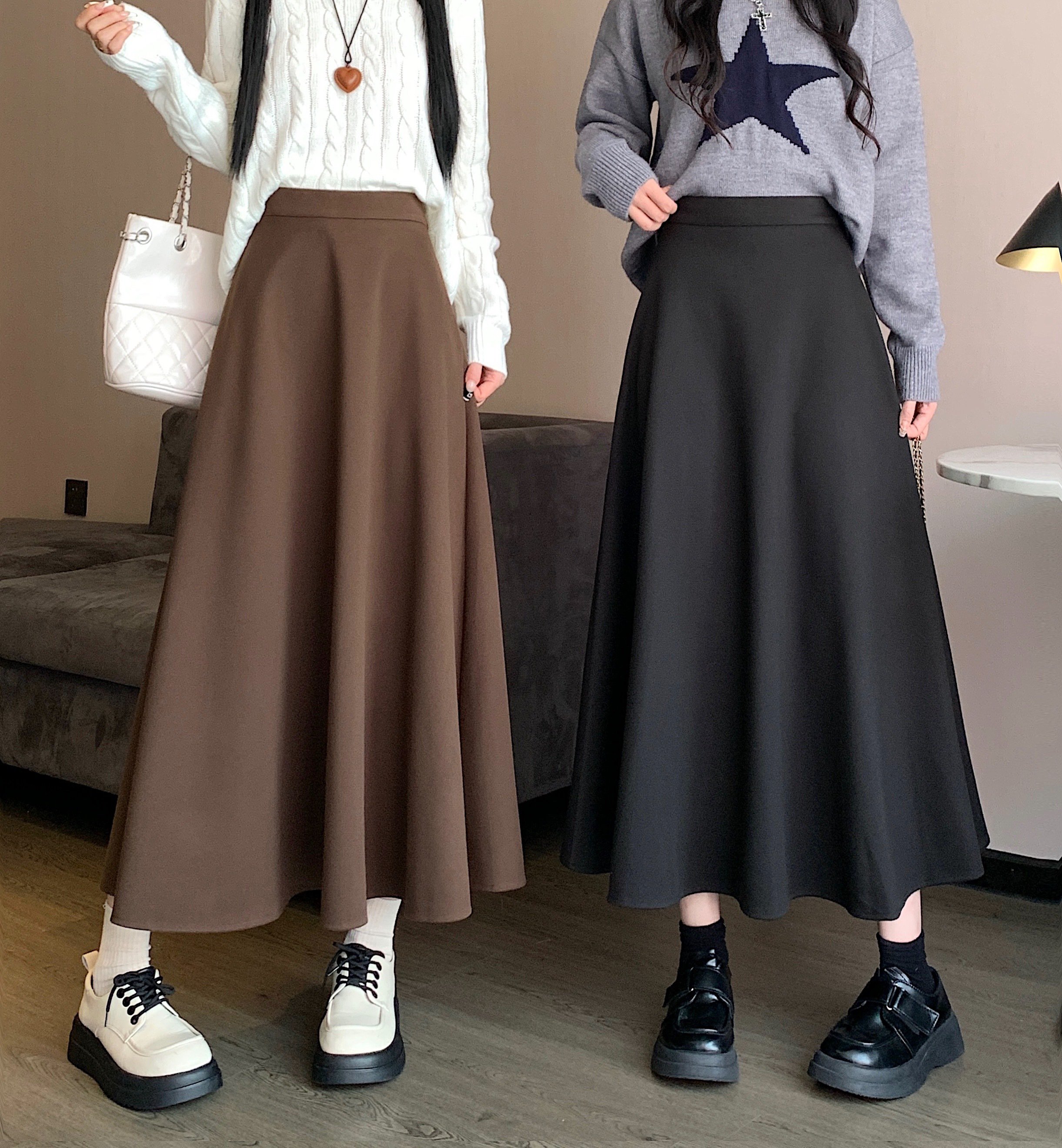 【送料無料】ピンク ブラウン 黒 白 着回し 楽ちん ショッピング 休日 お出かけ デート 通勤 オフィス 無地 シンプル きれいめ い