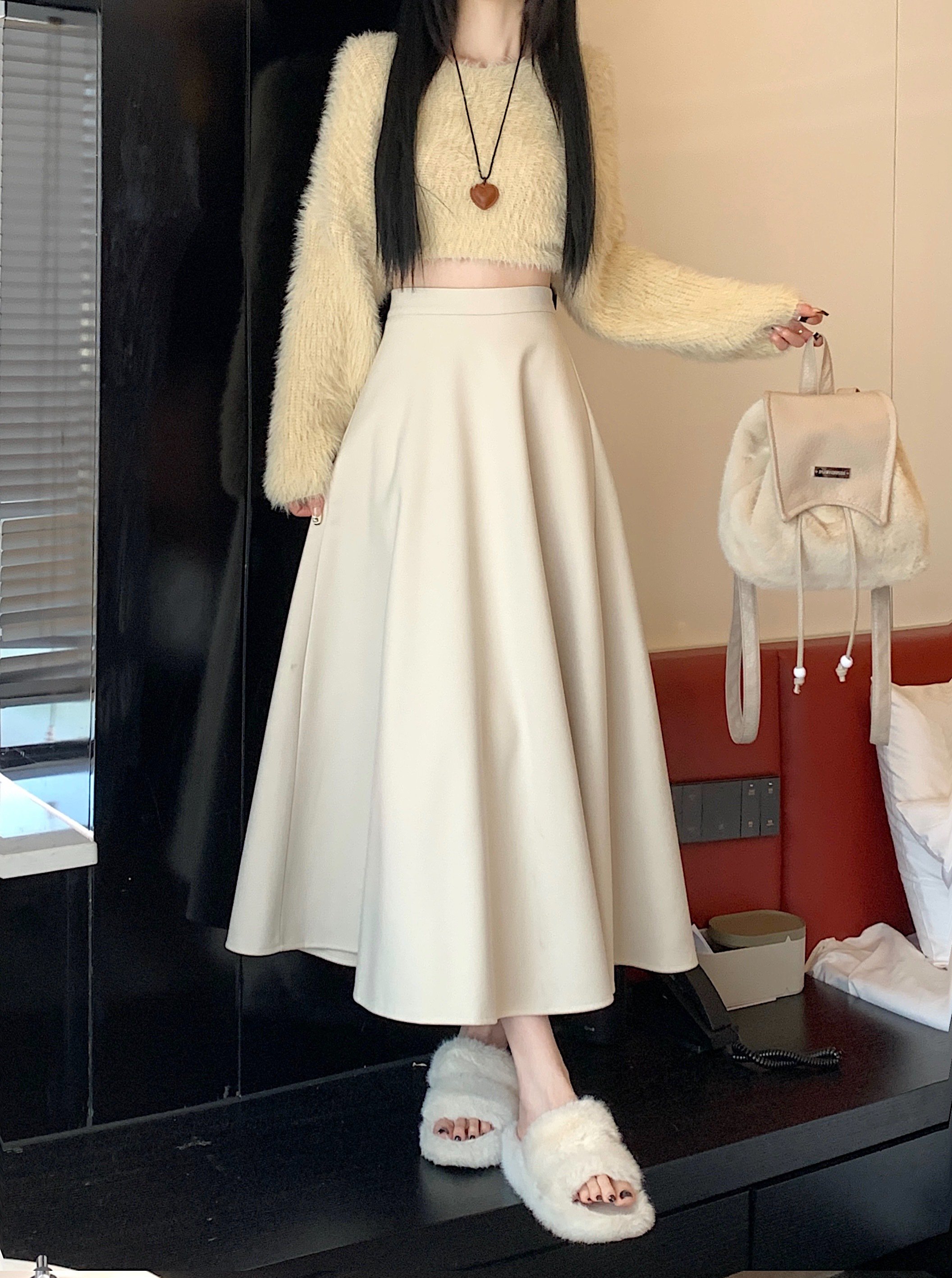 【送料無料】ピンク ブラウン 黒 白 着回し 楽ちん ショッピング 休日 お出かけ デート 通勤 オフィス 無地 シンプル きれいめ い