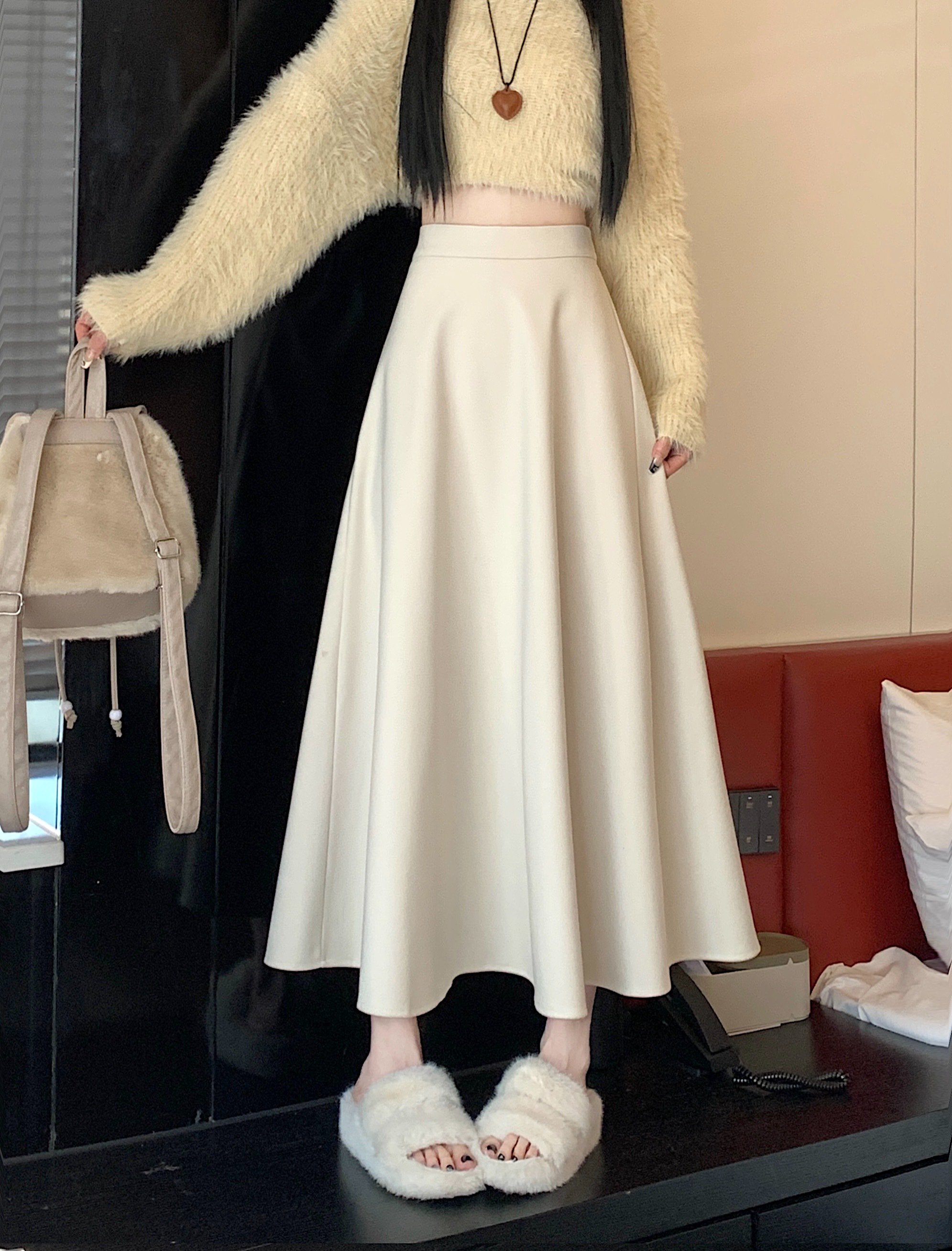 【送料無料】ピンク ブラウン 黒 白 着回し 楽ちん ショッピング 休日 お出かけ デート 通勤 オフィス 無地 シンプル きれいめ い