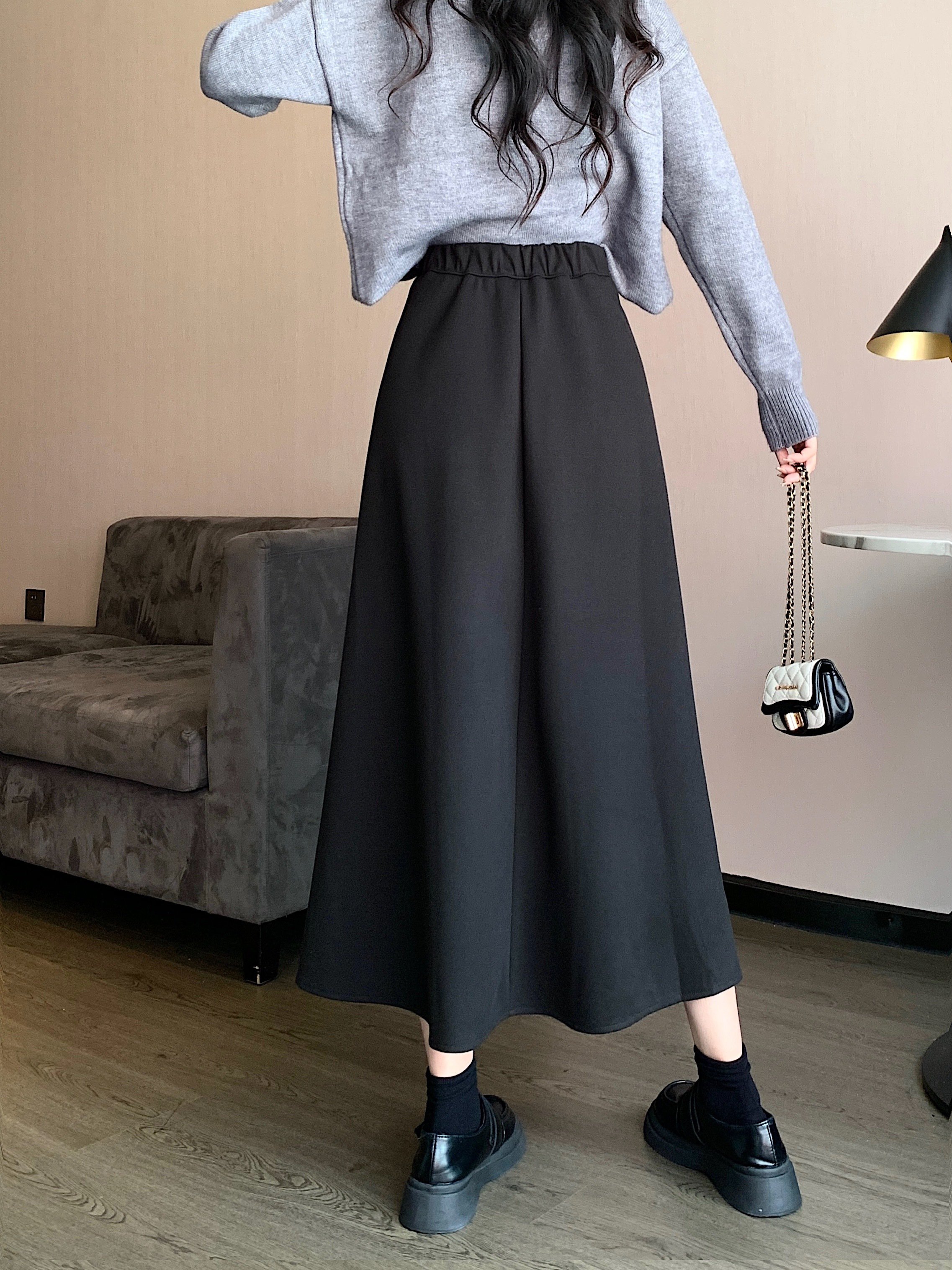 【送料無料】ピンク ブラウン 黒 白 着回し 楽ちん ショッピング 休日 お出かけ デート 通勤 オフィス 無地 シンプル きれいめ い