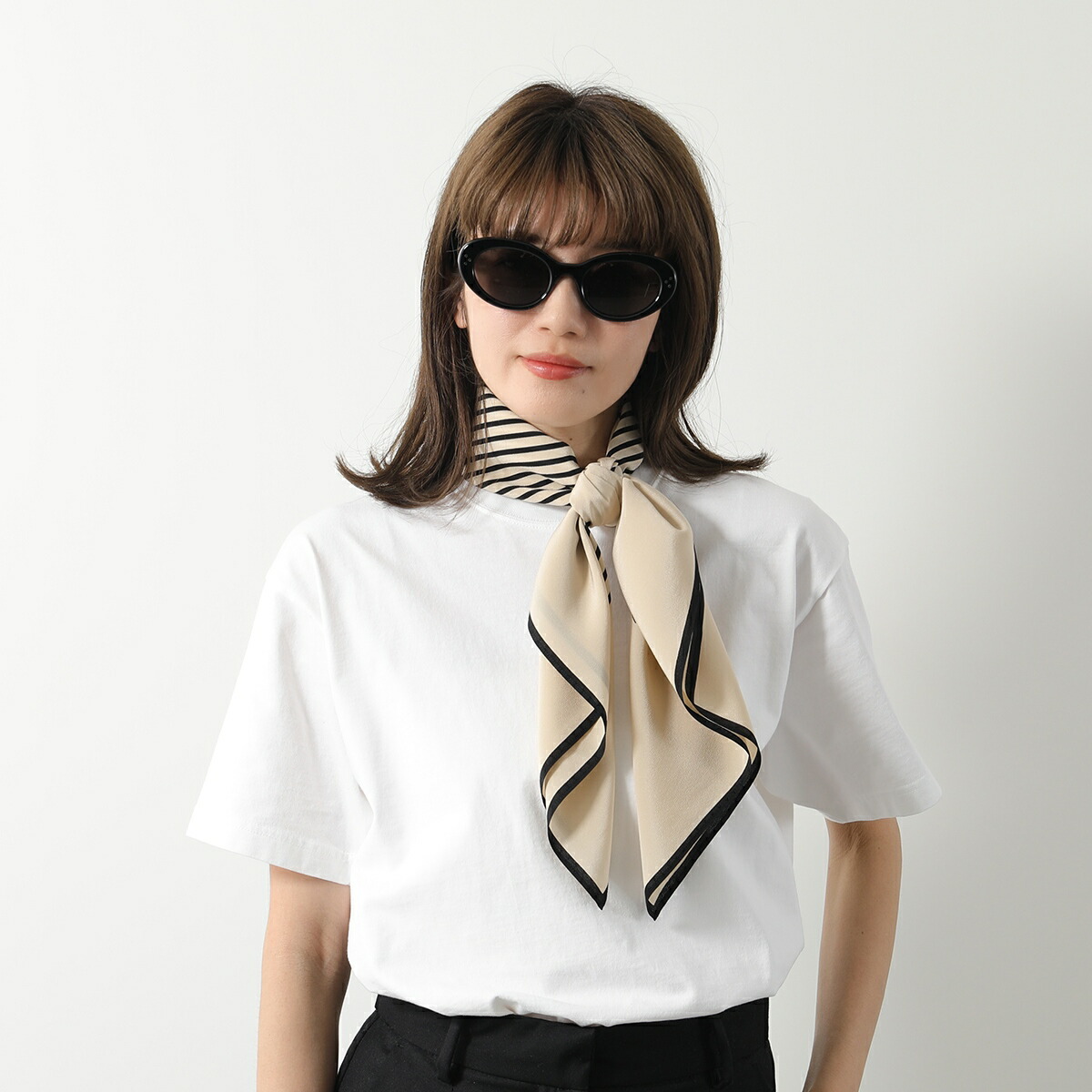 CELINE セリーヌ サングラス 4S193CPLB CL40193I レディース キャットアイ型 オーバル型 メガネ 眼鏡 ロゴ アイウェア 38NO