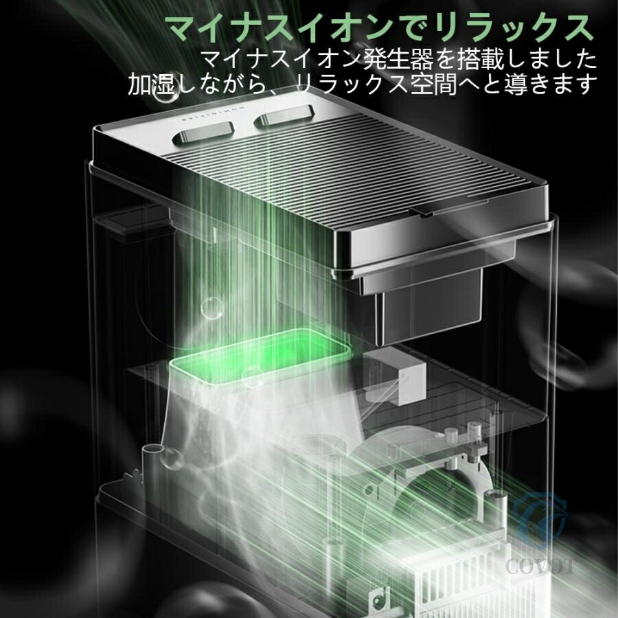 【即納86】加湿器 超音波式 大容量13L 空気清浄機 花粉対策 UVライト付き 除菌 自動湿度調節 空焚き防止 上部給水 6段階調節 最大噴霧量1000MLH 40畳 業務用 寝室 静音 節電 省エ