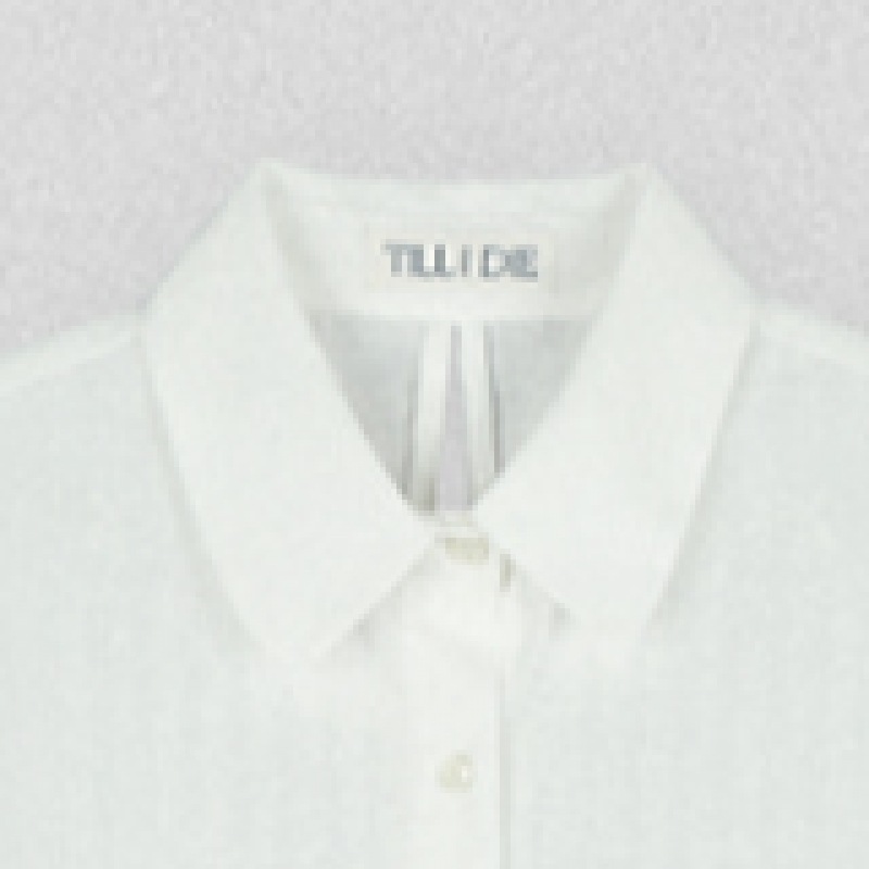 TILLIDIE オープンバックリボンポイントブラウスアイボリー TILLIDIE オープンバックリボンポイントブラウスアイボリー