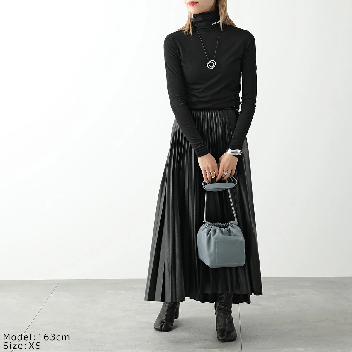 JIL SANDER+ ジルサンダー プラス カットソー J40GC0020 J70021 レディース タートルネック 長袖Tシャツ ロンT ロゴ テクニカルウール カラー4色