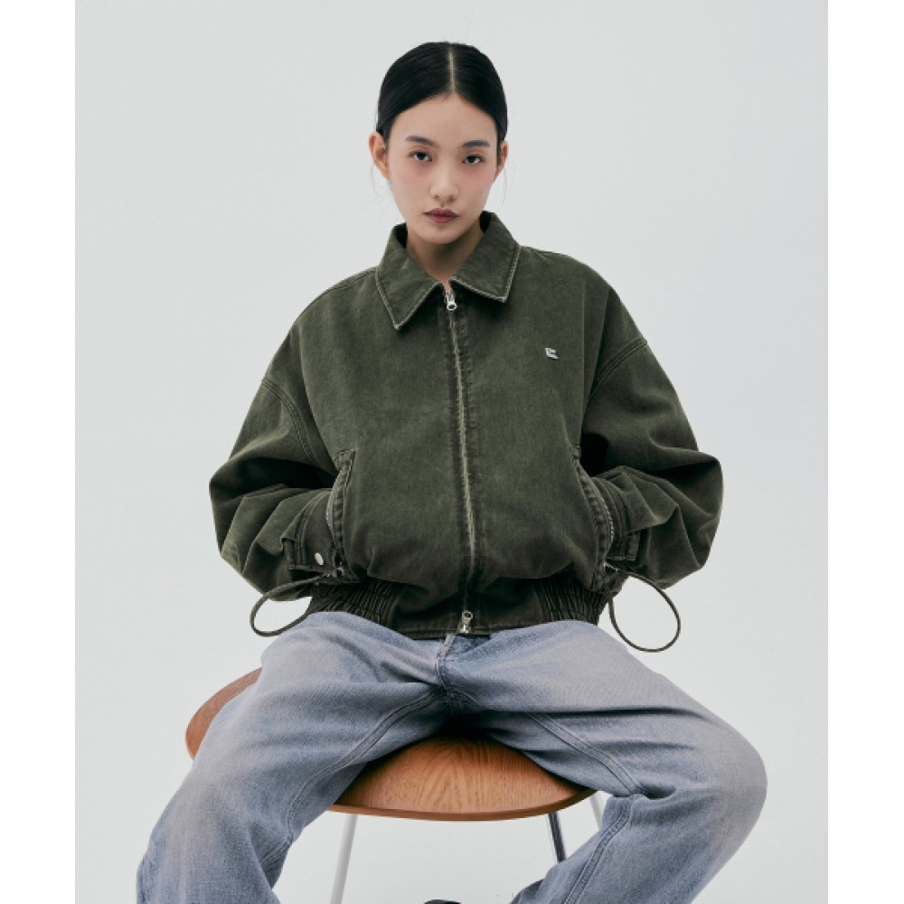 CODEGY (レディース) カラブルゾンジャケット_カーキ CODEGY (レディース) カラブルゾンジャケット_カーキ