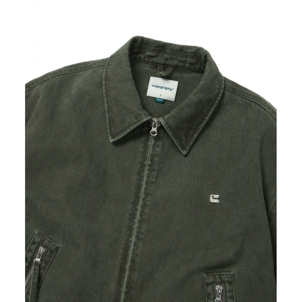 CODEGY (レディース) カラブルゾンジャケット_カーキ CODEGY (レディース) カラブルゾンジャケット_カーキ