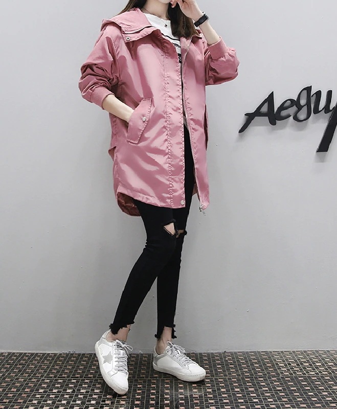 ウインドブレーカーレディースおしゃれ秋冬マウンテンパーカーブルゾン大きいサイズ40代30代50代