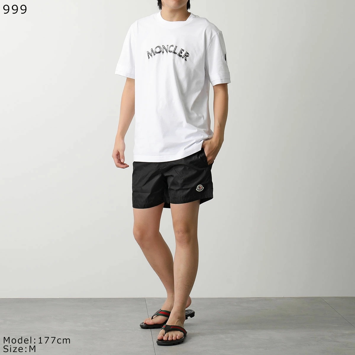 MONCLER モンクレール スイムウェア BOXER MARE ボクサーマレ 2C00004 53326 メンズ 水着 水陸両用 ショートパンツ 巾着付き アイコンパッチ カラー3色