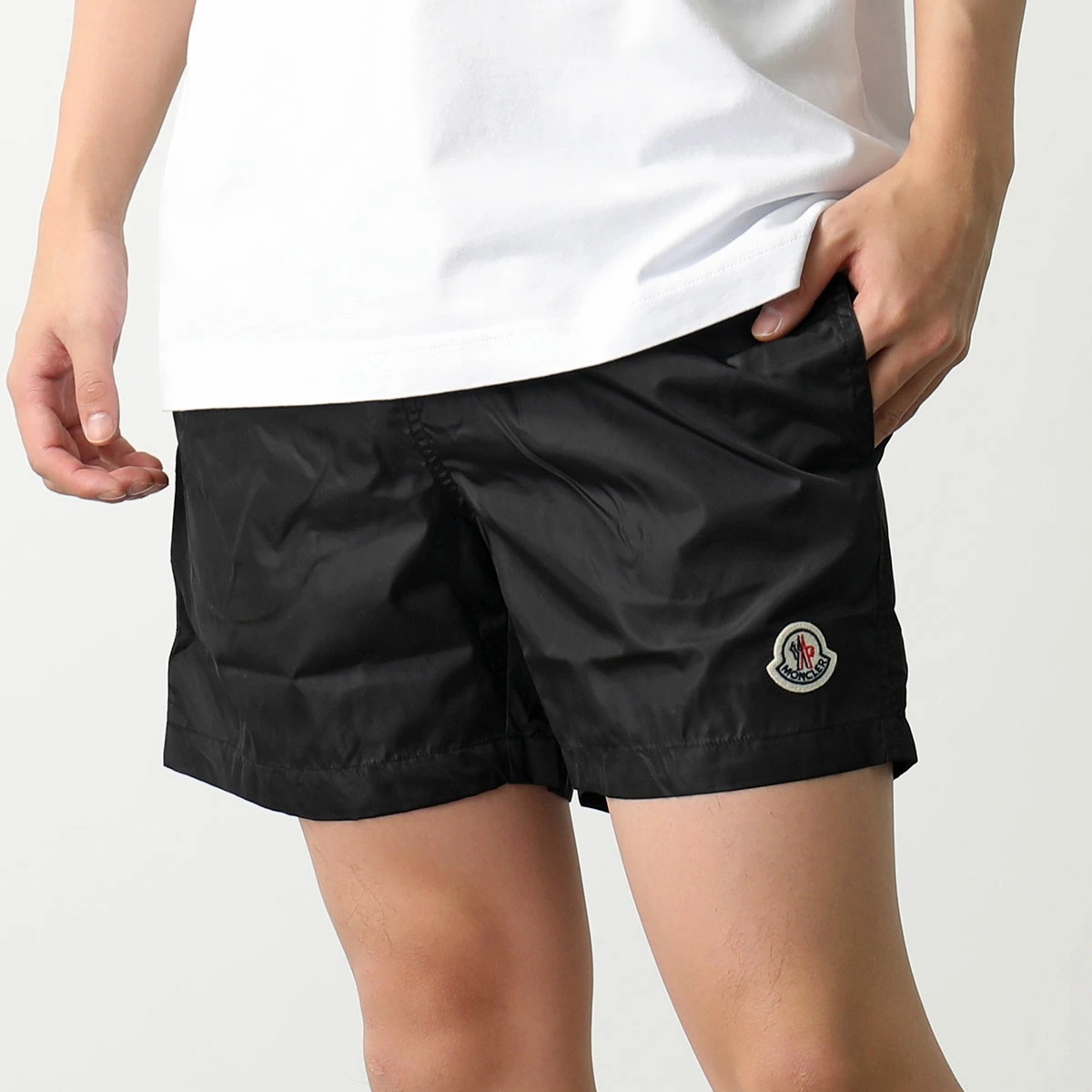 MONCLER モンクレール スイムウェア BOXER MARE ボクサーマレ 2C00004 53326 メンズ 水着 水陸両用 ショートパンツ 巾着付き アイコンパッチ カラー3色