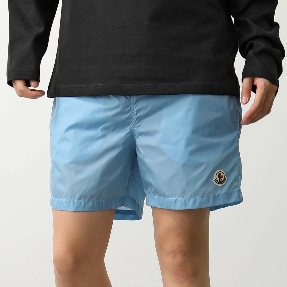 MONCLER モンクレール スイムウェア BOXER MARE ボクサーマレ 2C00004 53326 メンズ 水着 水陸両用 ショートパンツ 巾着付き アイコンパッチ カラー3色